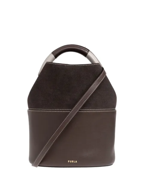 Furla Sfera panelled bucket bag