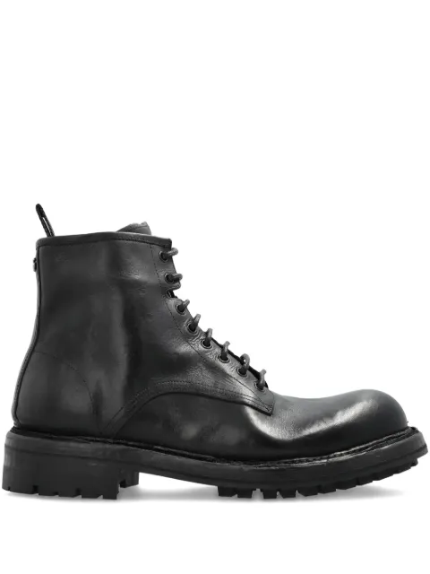 Dolce & Gabbana lace-up leather boots