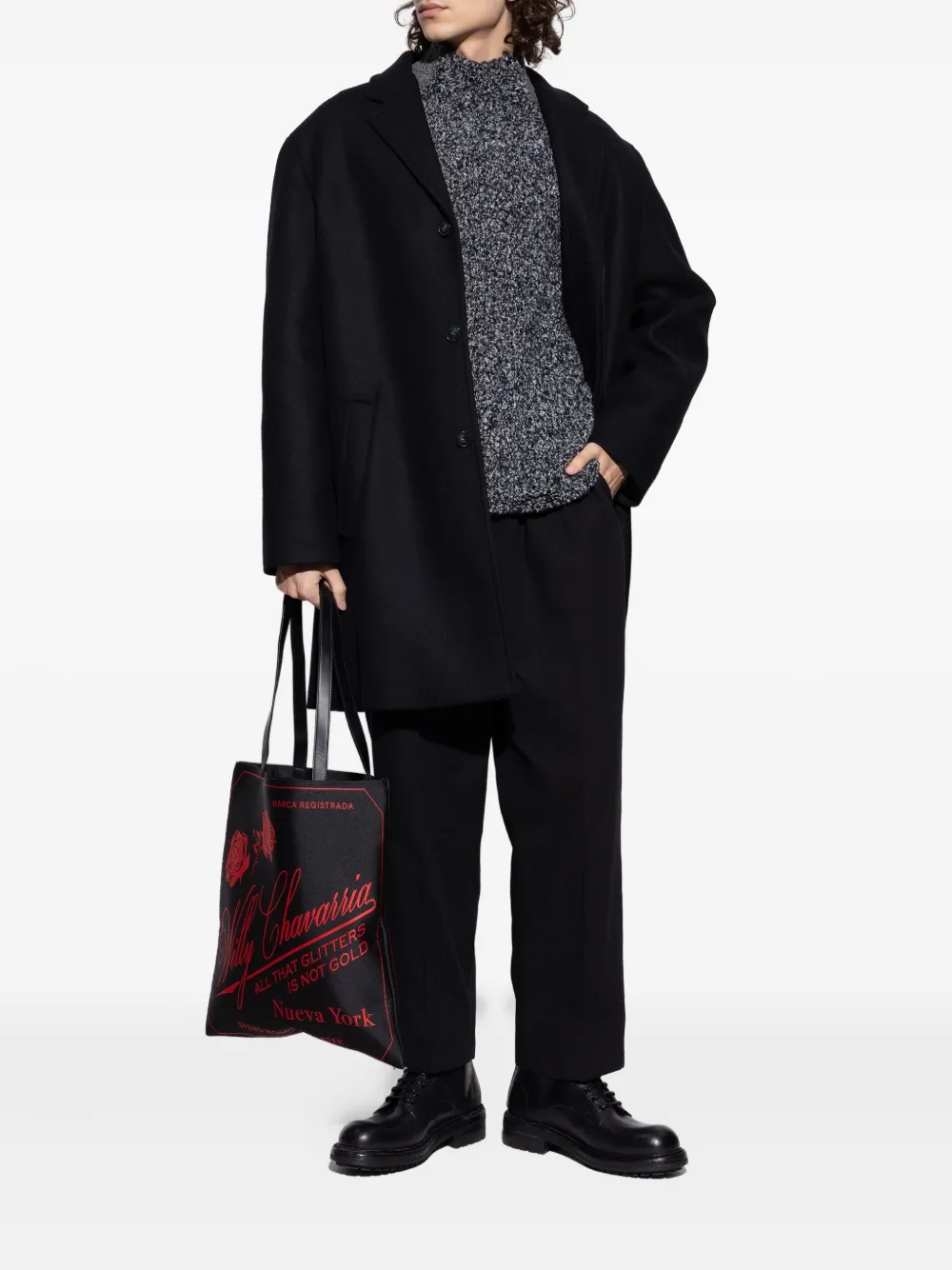 Dolce & Gabbana Leren veterlaarzen Zwart