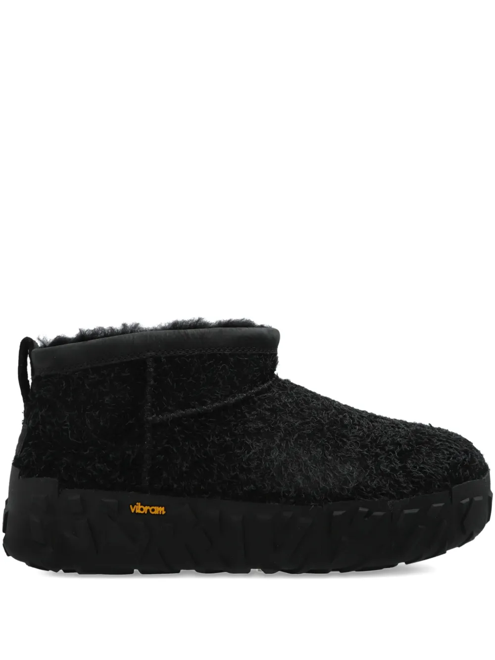 UGG Classic Ultra Mini Wrap textured sole boots | Black | Image 1