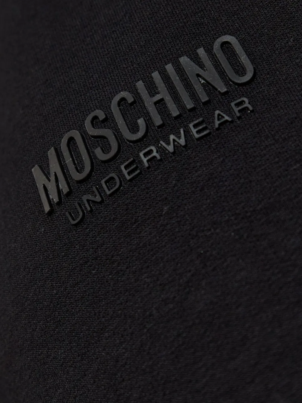 Moschino Sweater met logoband Zwart