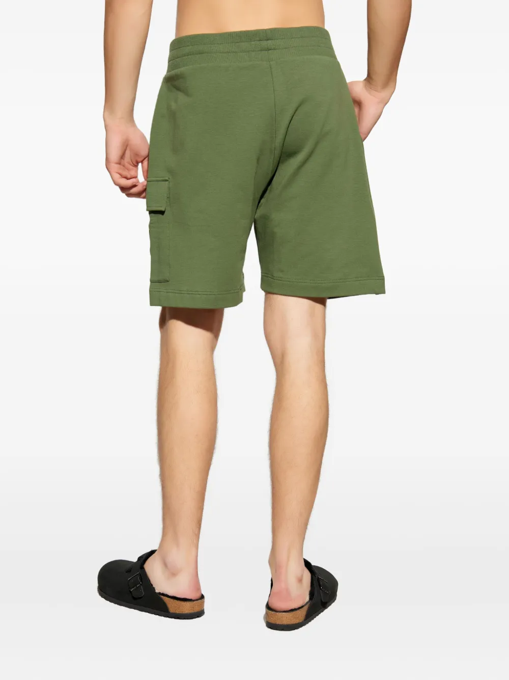 Moschino Teddy cargo shorts met logo Groen
