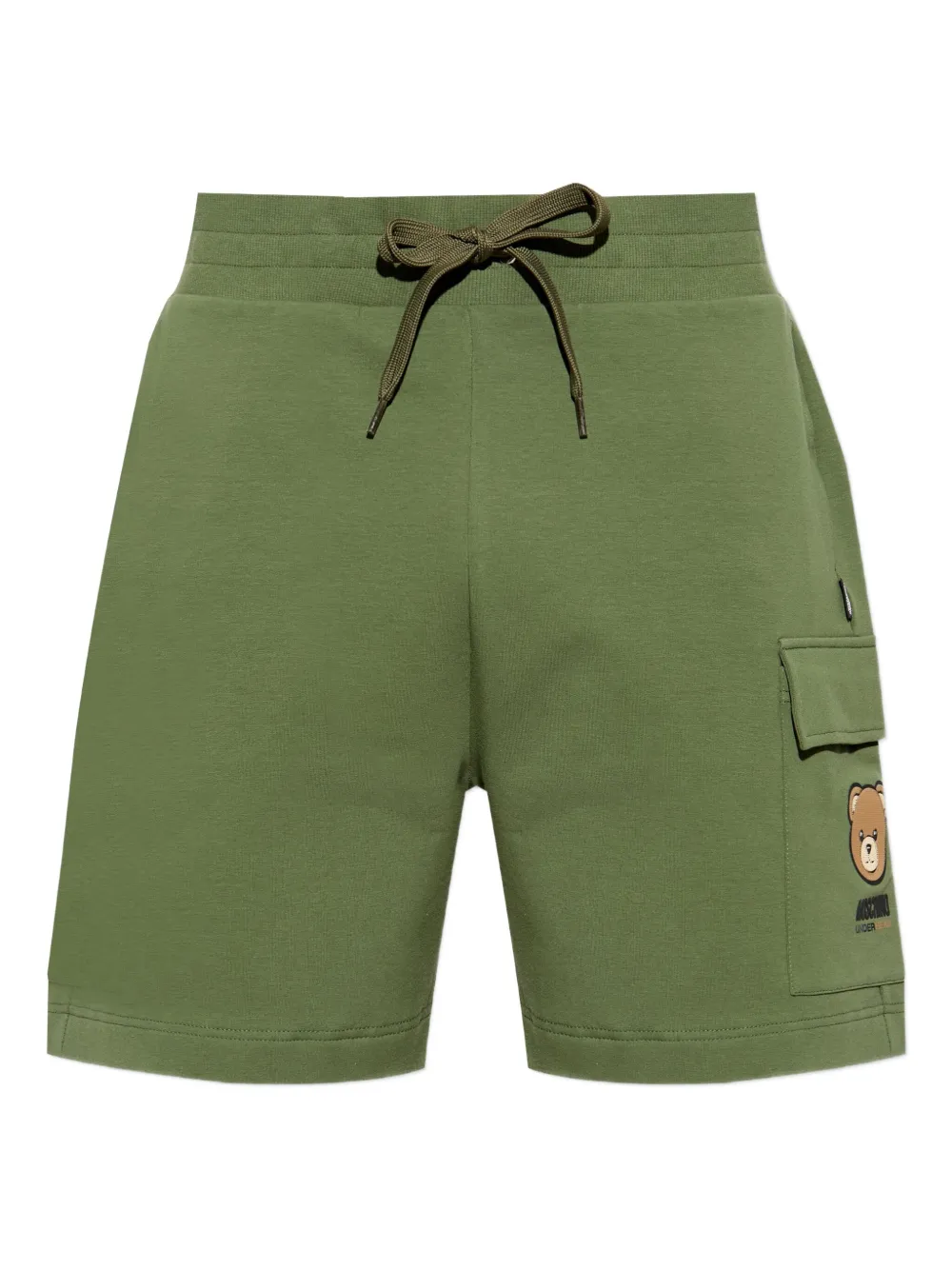 Moschino teddy logo cargo shorts - グリーン Moschino teddy logo cargo shorts - グリーン