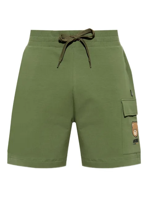 Moschino teddy logo cargo shorts
