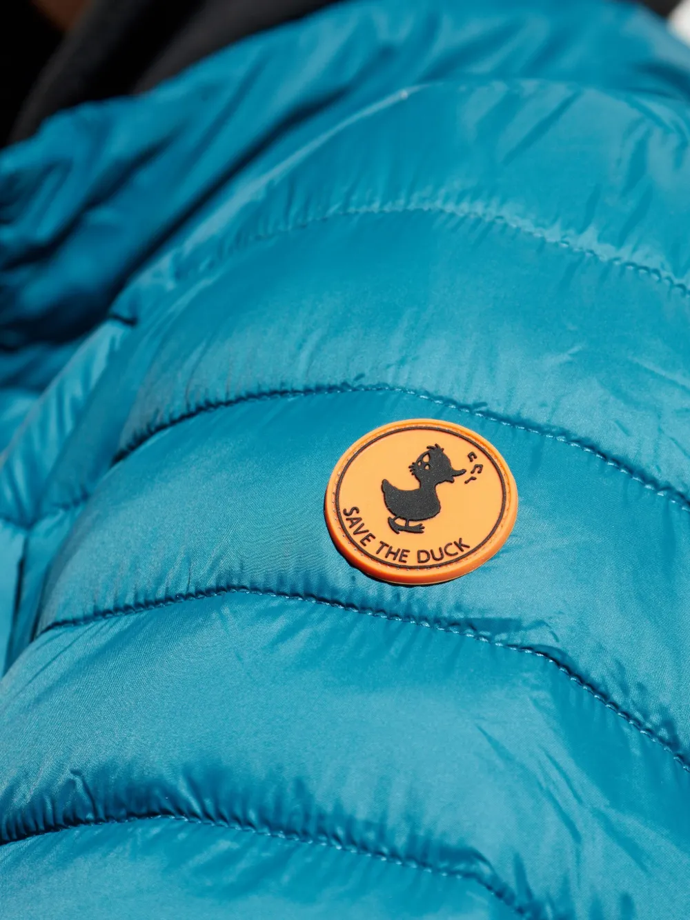 Save The Duck Alexander Padded Zip Jacket In Blue