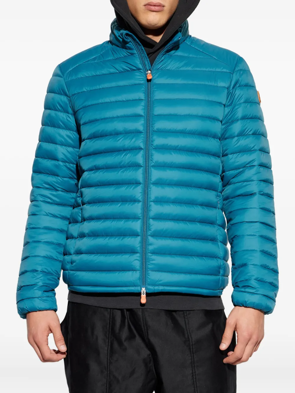 Save The Duck Alexander Padded Zip Jacket In Blue