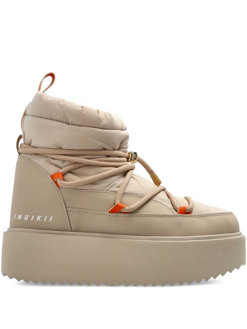 Inuikii Laarzen met plateauzool Beige