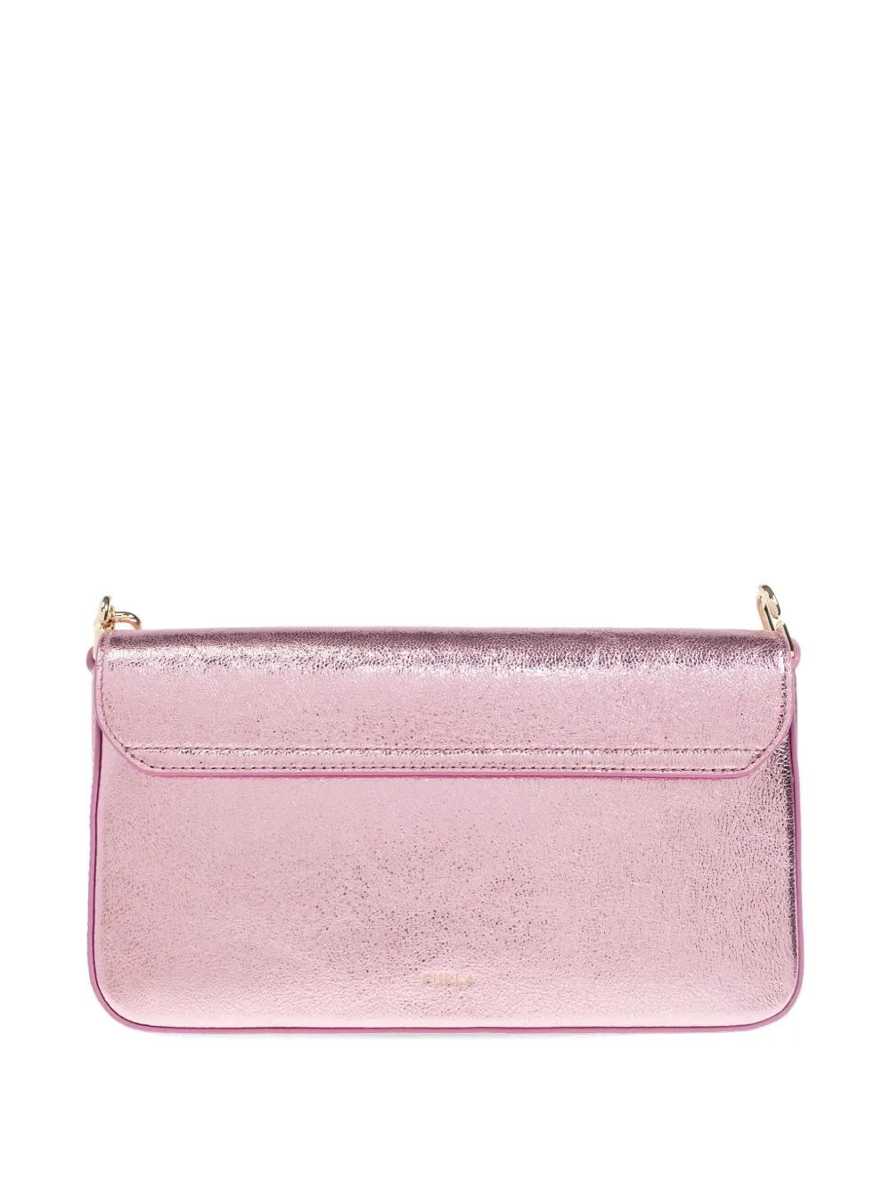 Furla Iride crossbodytas met logoplakkaat Roze