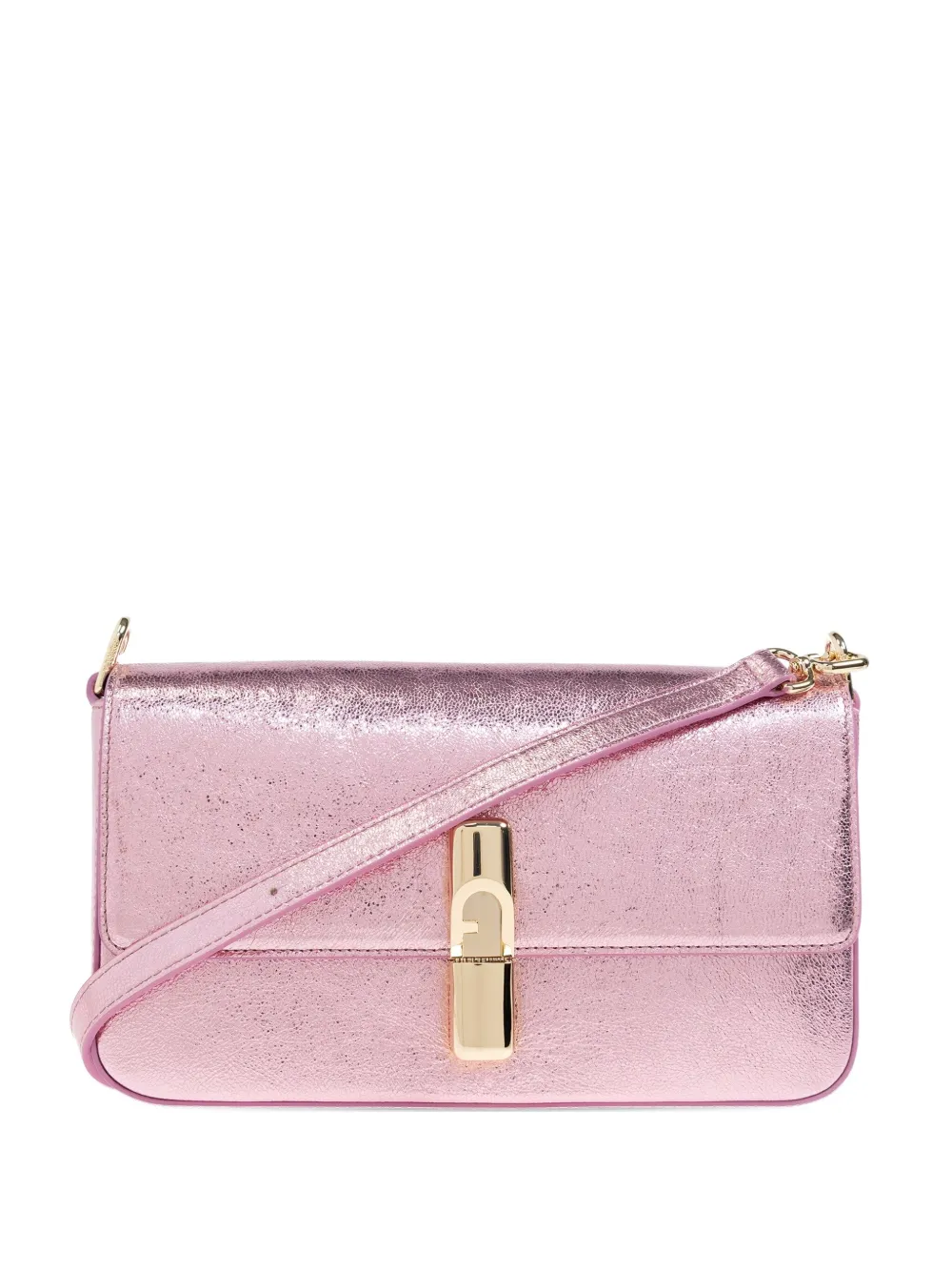 Furla Iride logo-plaque cross body bag - Rosa