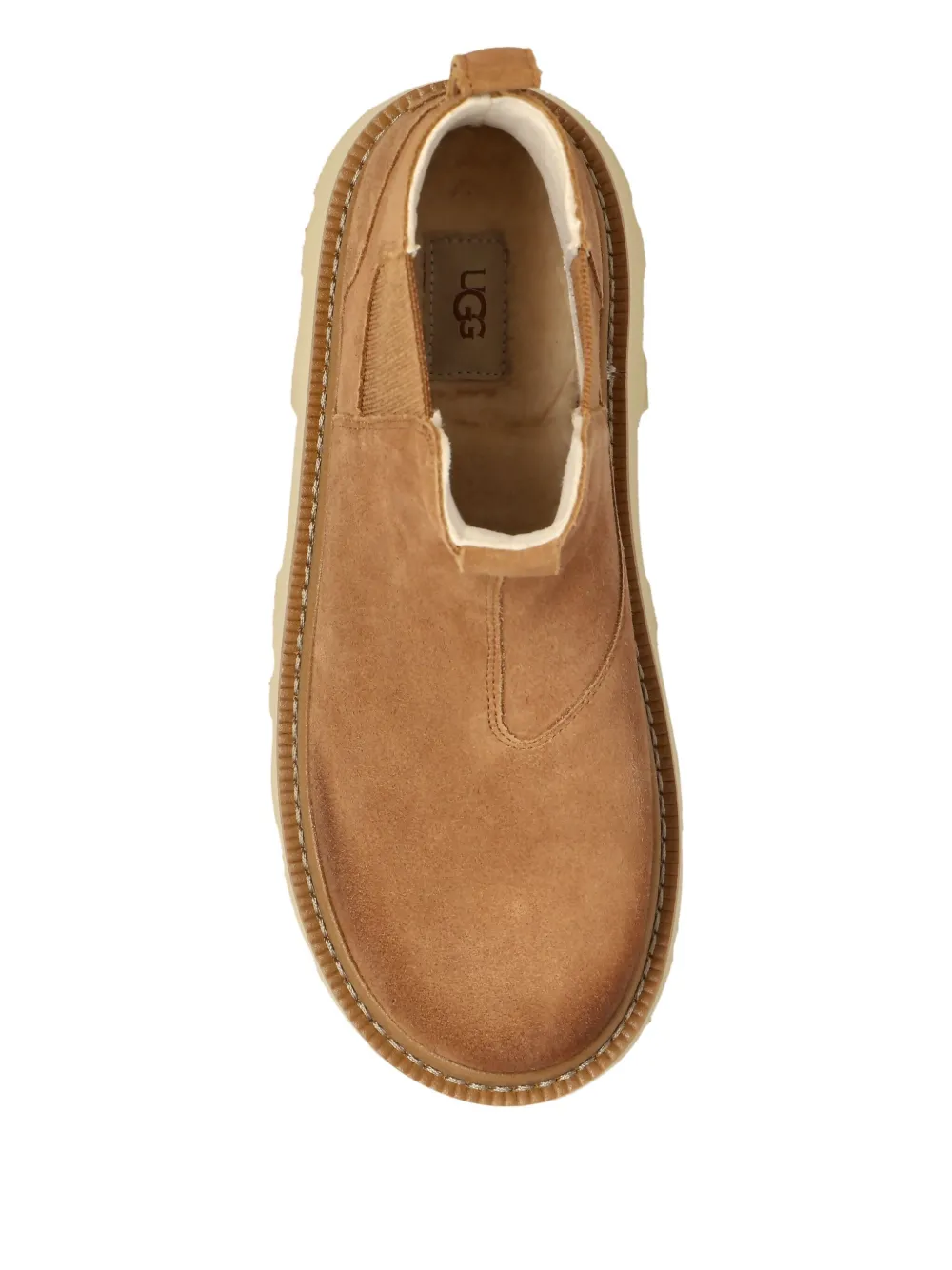 Ugg Suede Chelsea Boots In Brown