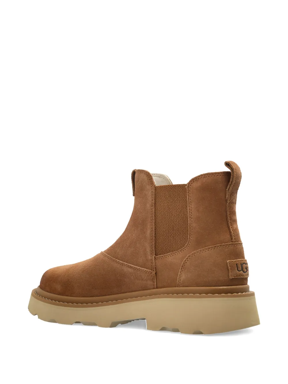 Ugg Suede Chelsea Boots In Brown