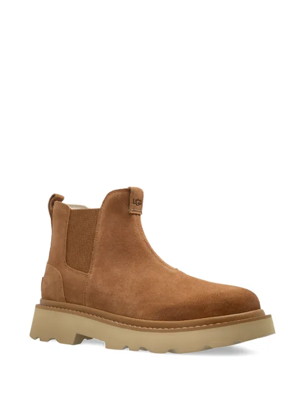 UGG スエード チェルシーブーツ | ブラウン | FARFETCH JP