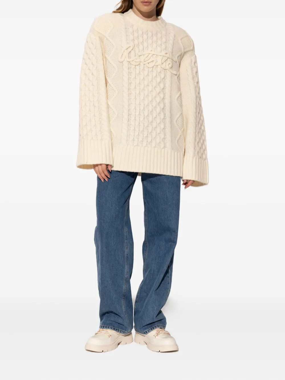 Inuikii Biker Puffer Boots In White