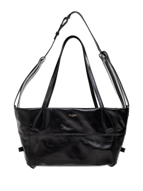 Balmain logo-print tote bag