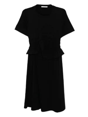 Cecilie Bahnsen パフスリーブ ドレス | ブラック | FARFETCH JP