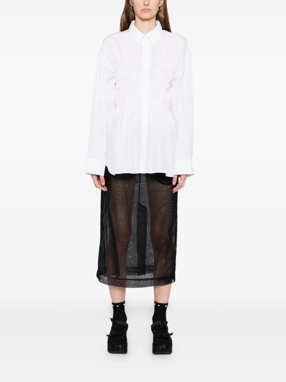 Cecilie Bahnsen Braxton blouse - Wit