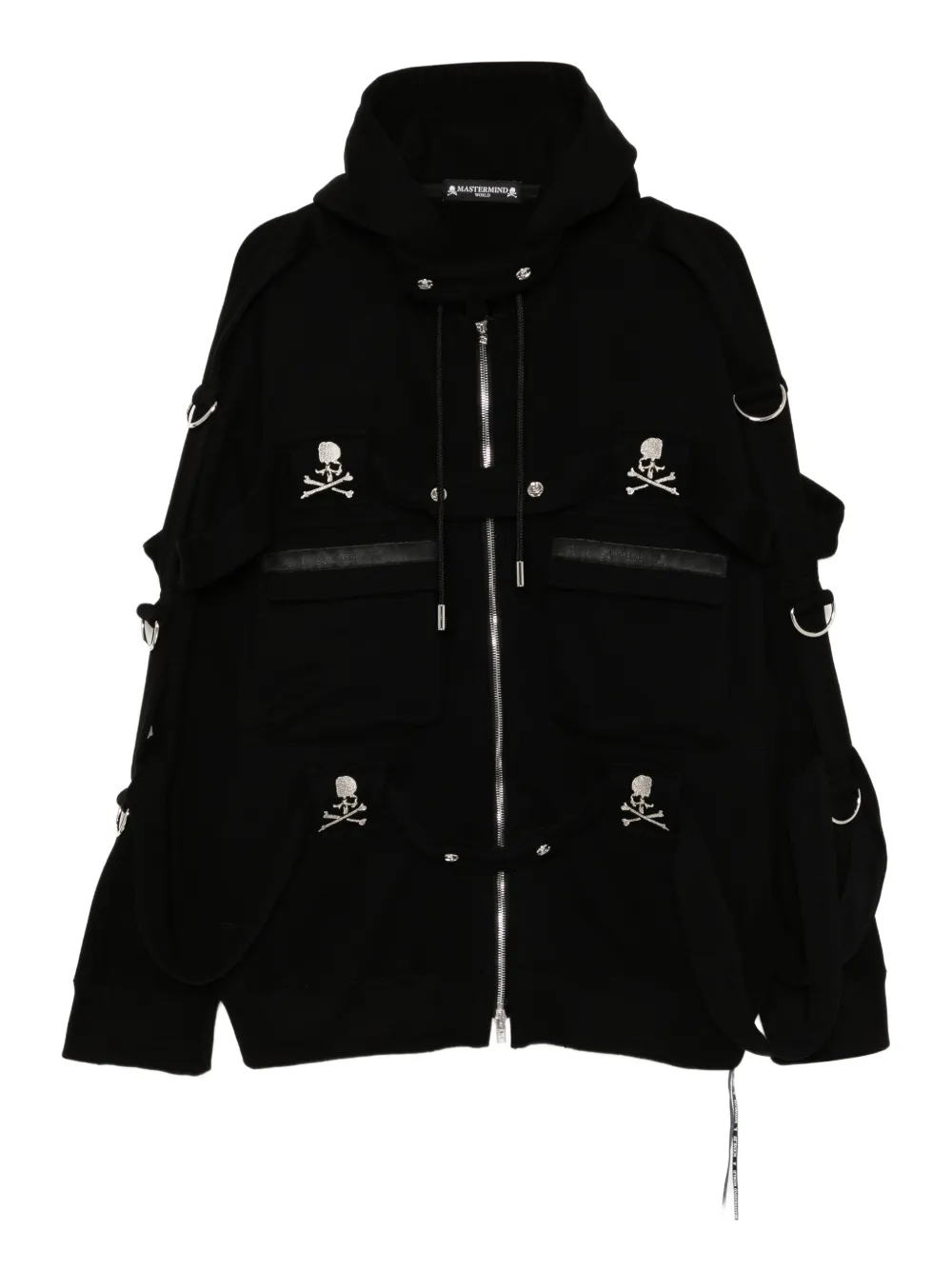 Mastermind World logo-embroidered jacket | Black | Image 1