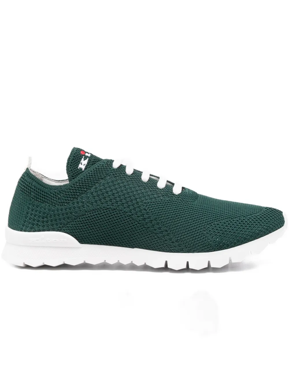 Kiton logo-embroidered sneakers - Verde