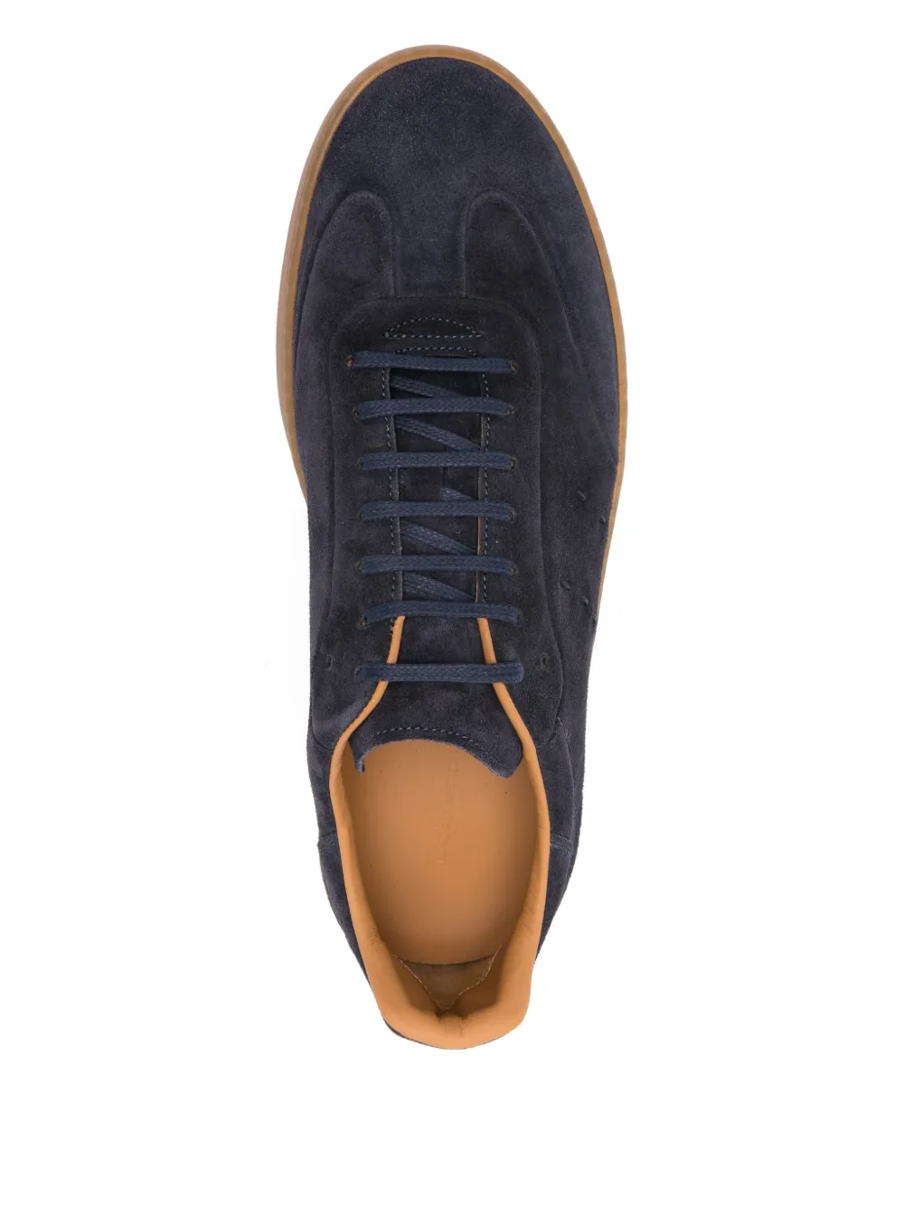 Kiton Suède sneakers Blauw