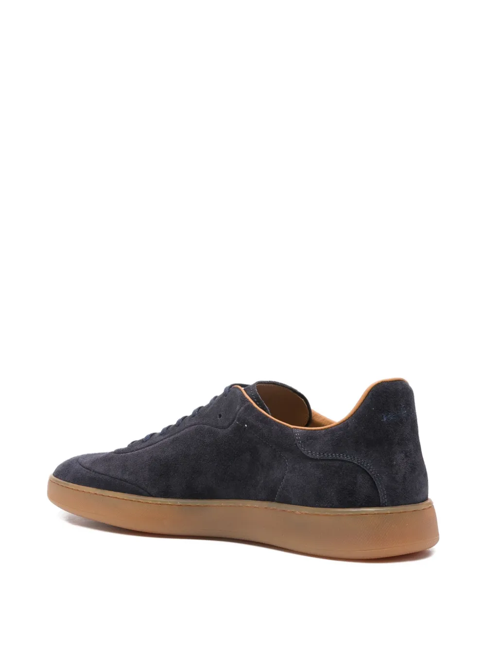Kiton Suède sneakers Blauw