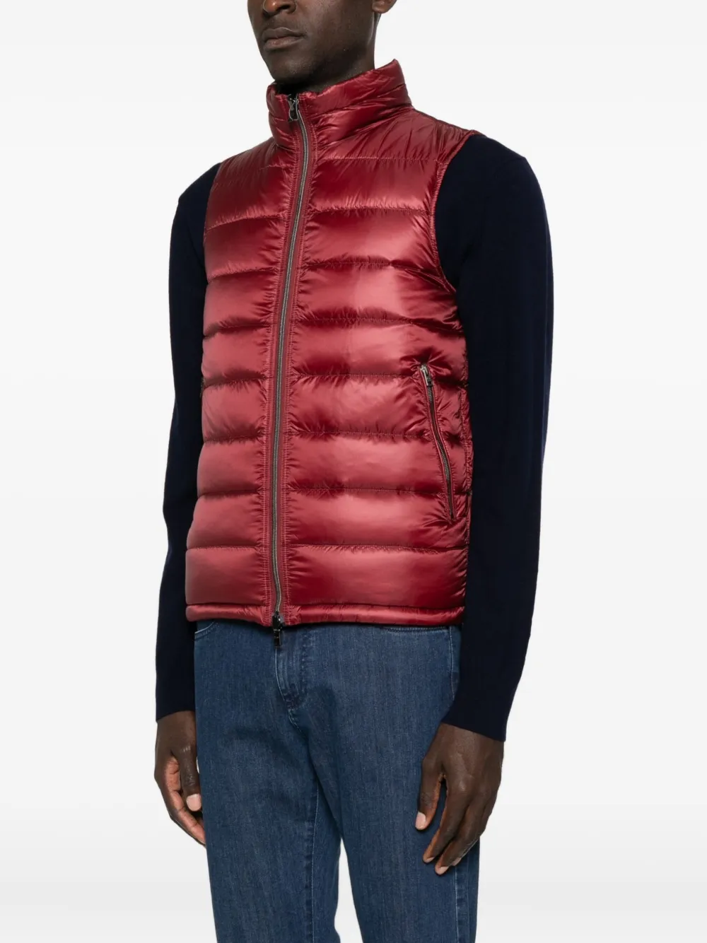 Herno Quilted Gilet In Multi