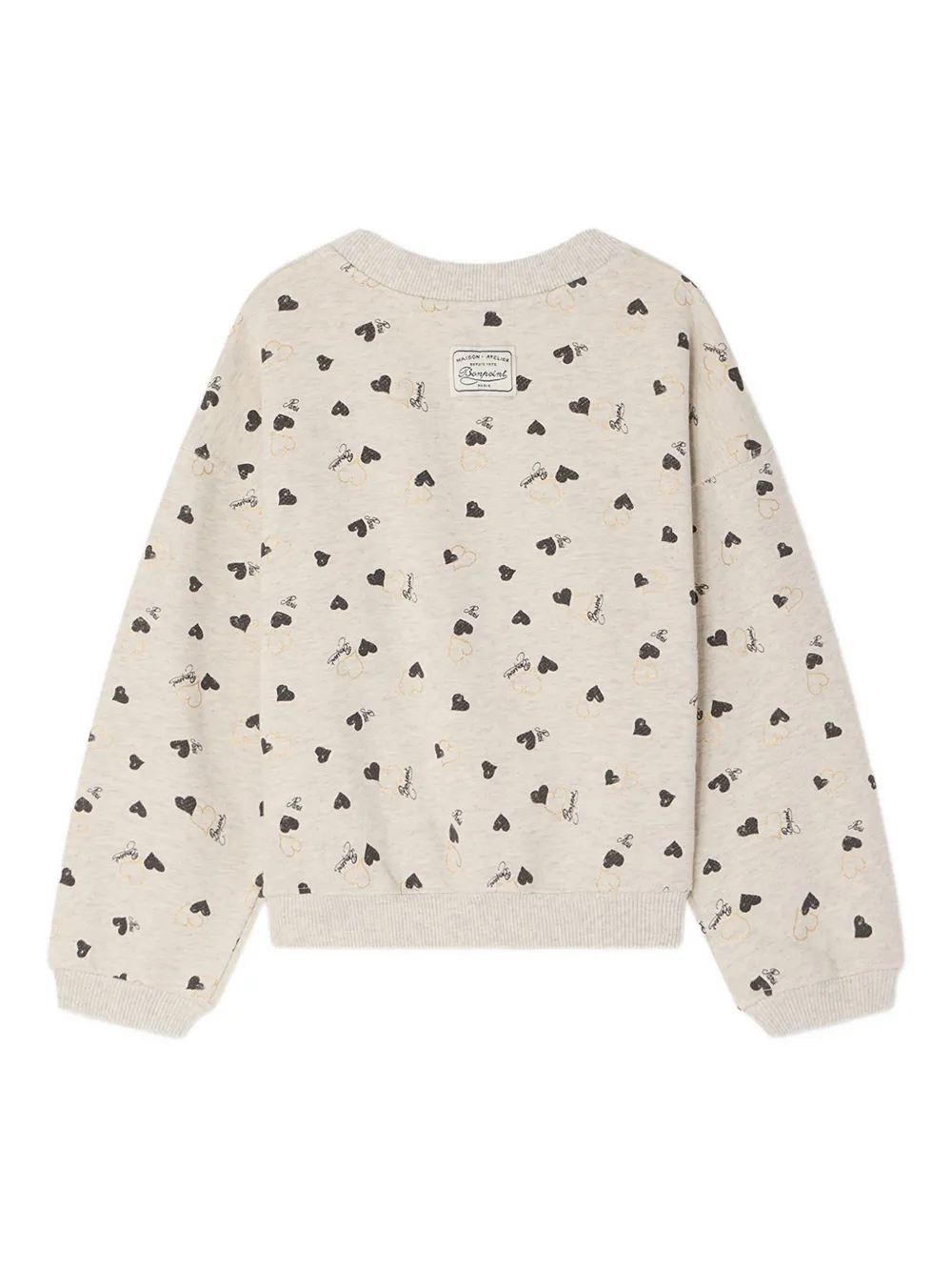 Bonpoint Talya heart-print sweatshirt | Girls Hoodies & Sweatshirts | Image 2