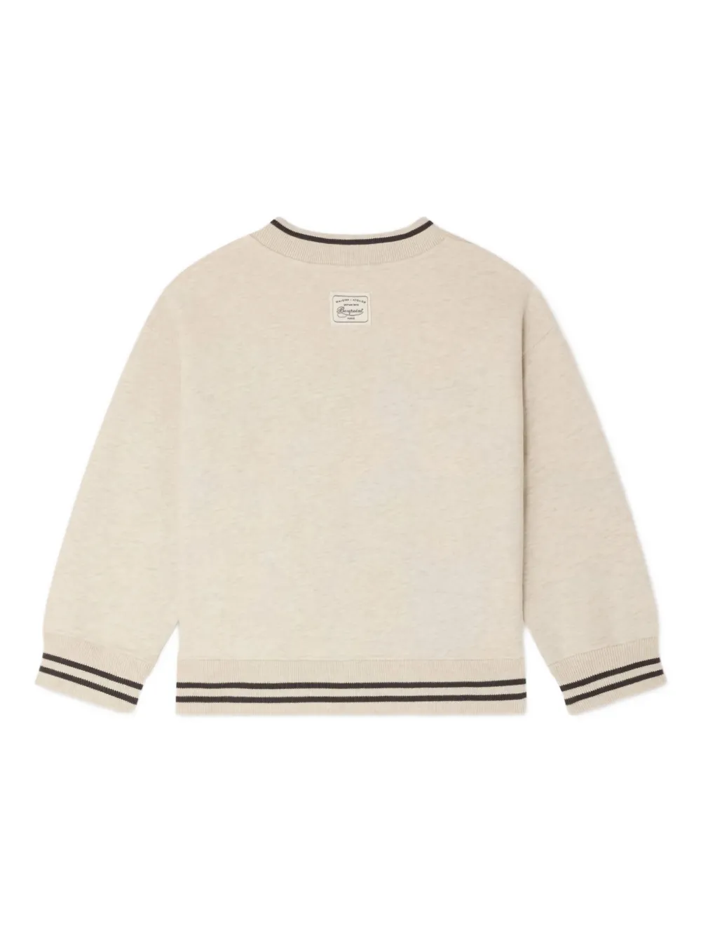 Bonpoint logo-patch ribbed-trim sweatshirt | Boys Hoodies & Sweatshirts | Image 2