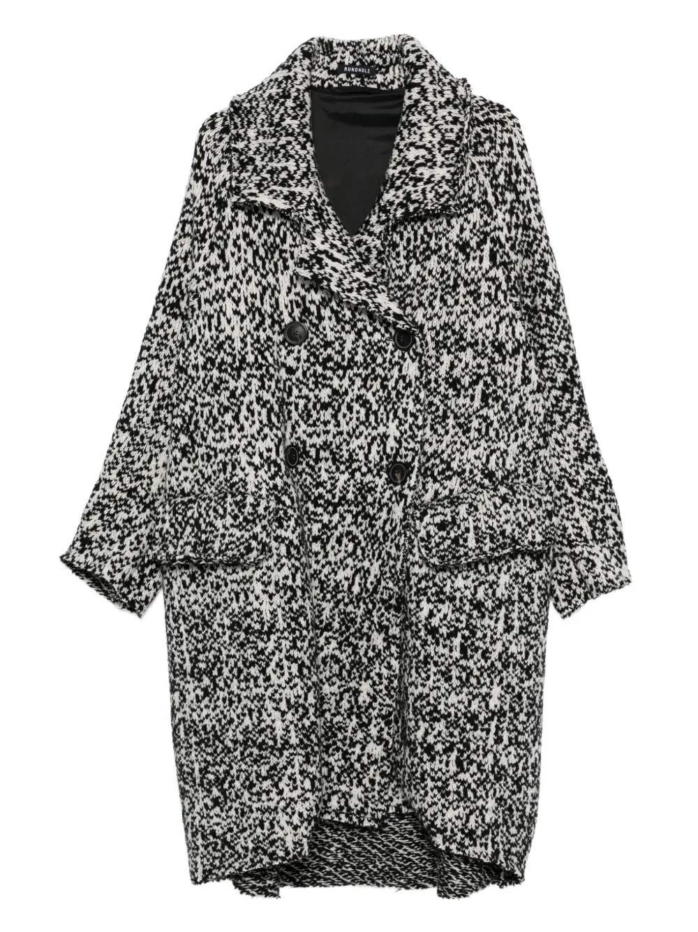 Rundholz patterned-jacquard coat | Grey | Image 1