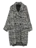 Rundholz patterned-jacquard coat - Grey