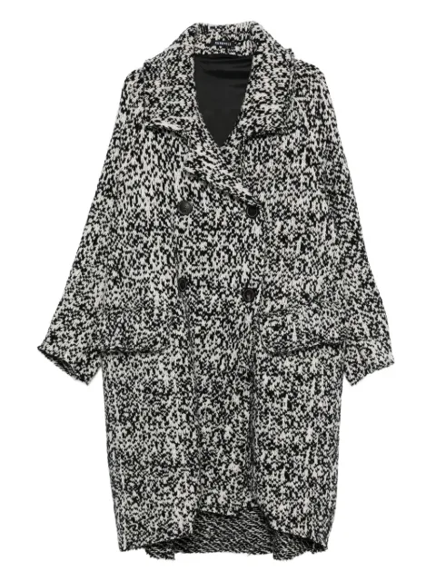 Rundholz patterned-jacquard coat