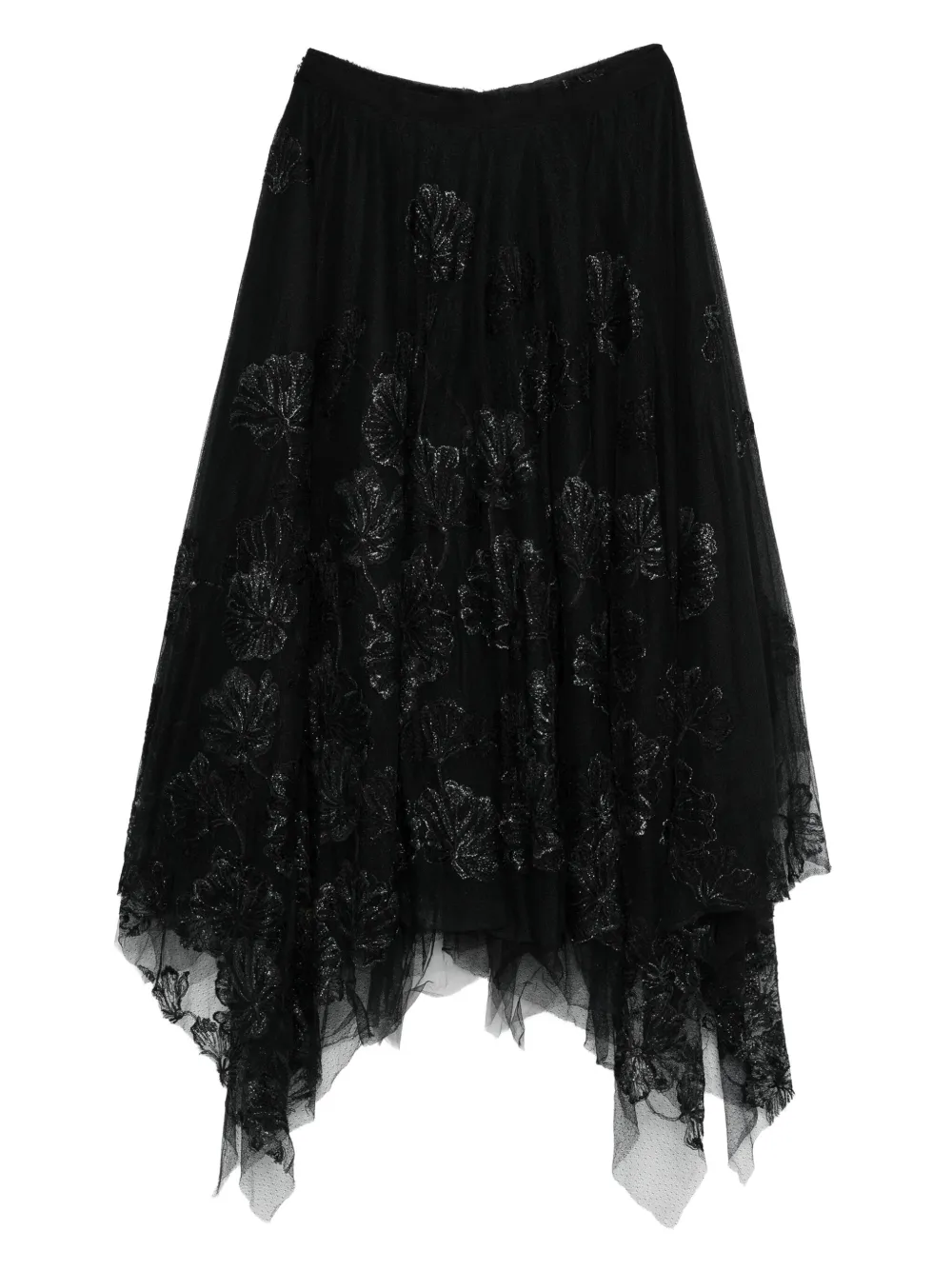 Marc Le Bihan asymmetric skirt - ブラック Marc Le Bihan asymmetric skirt - ブラック