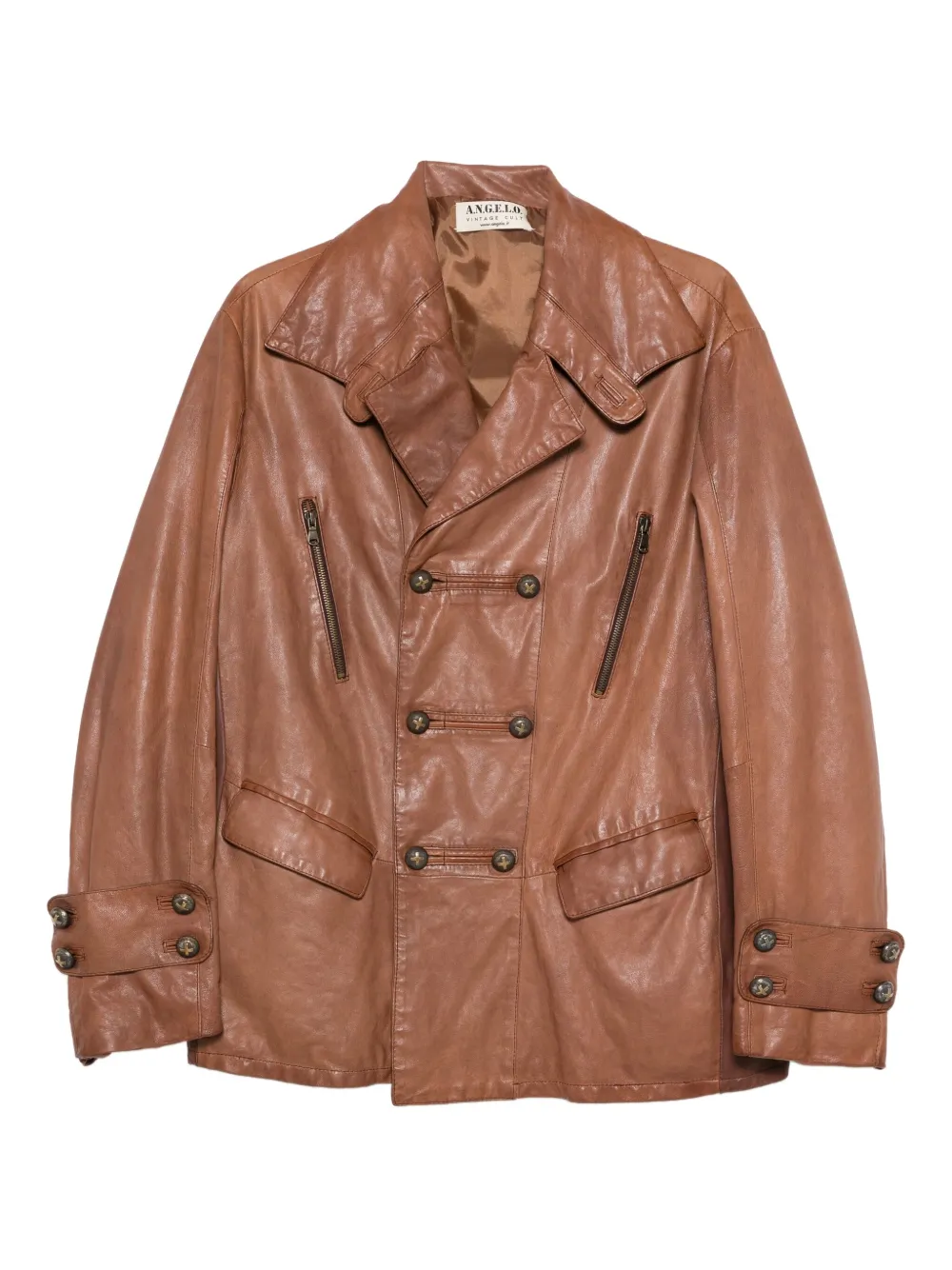 A.N.G.E.L.O. Vintage Cult 1990s レザーコート - ブラウン
