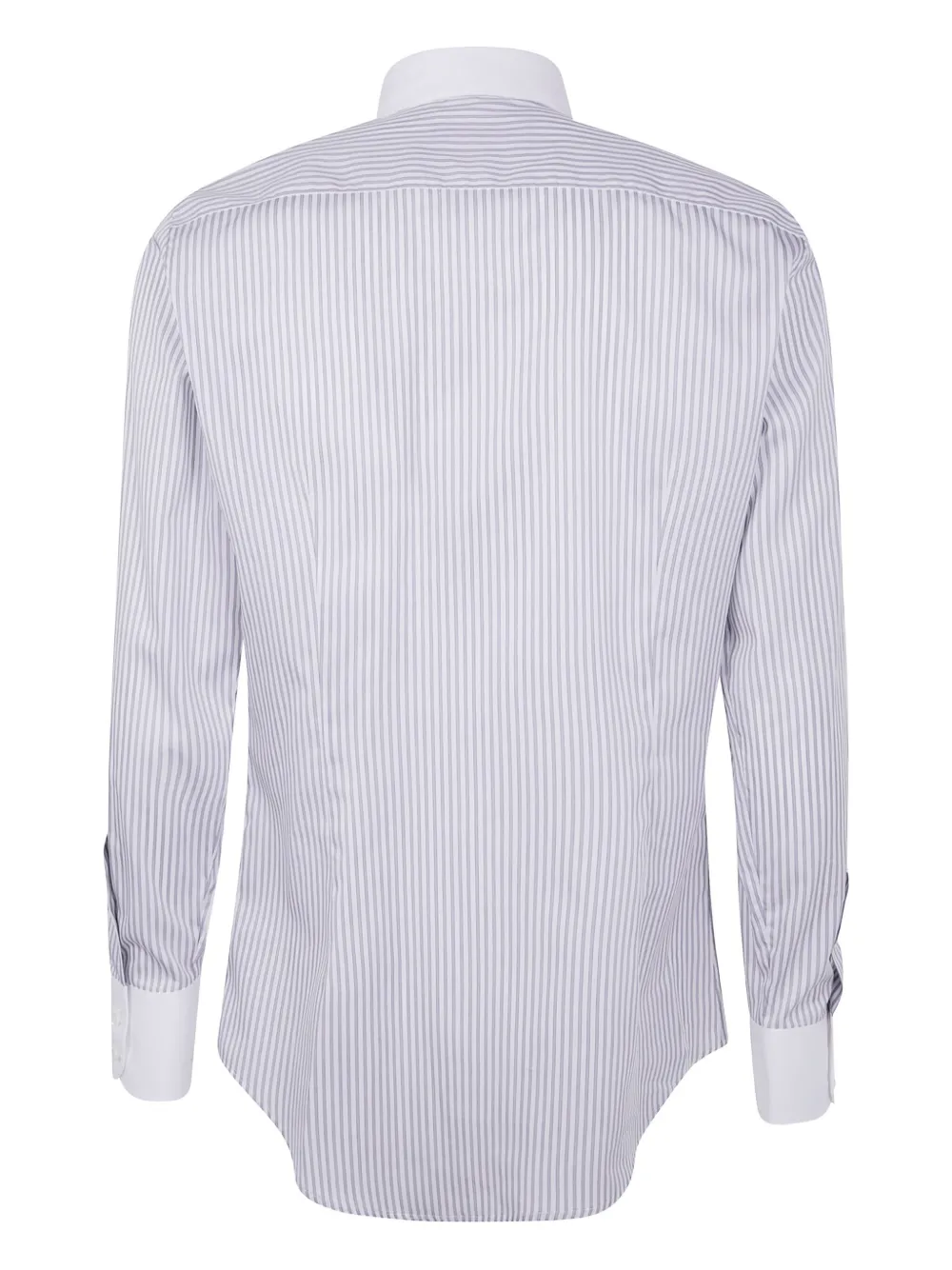 DSQUARED2 striped pin-collar shirt - Wit