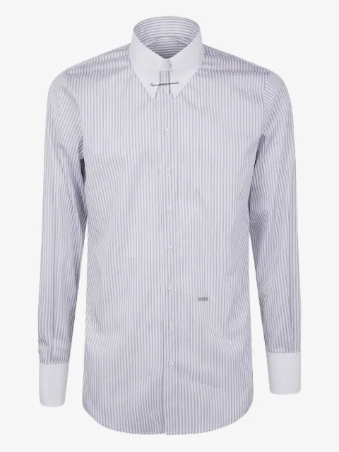 DSQUARED2 striped pin-collar shirt