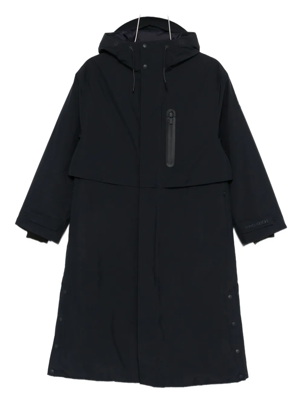 Save The Duck Parka con applicazione logo - Blu