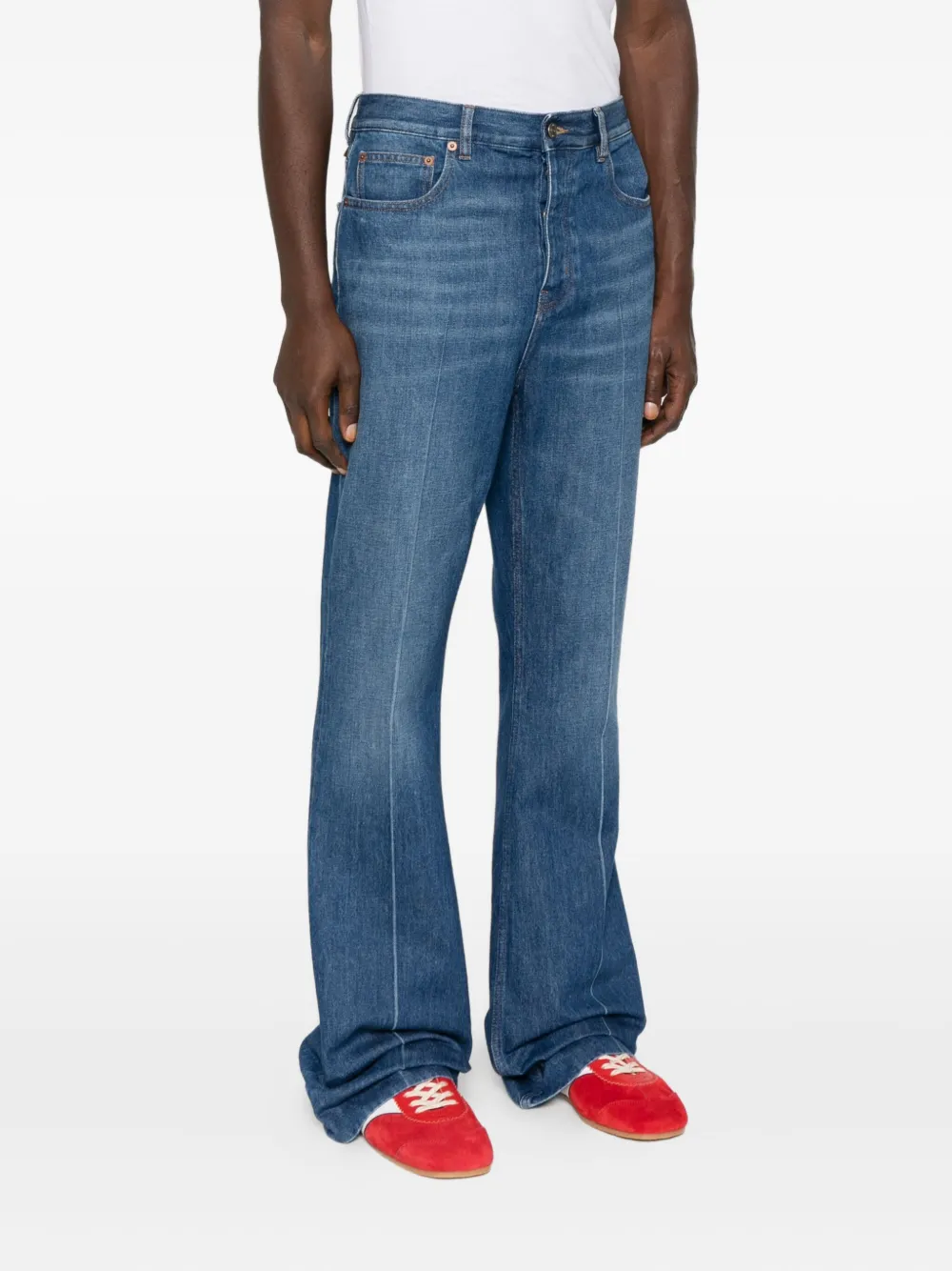 Valentino Garavani Flared jeans Blauw