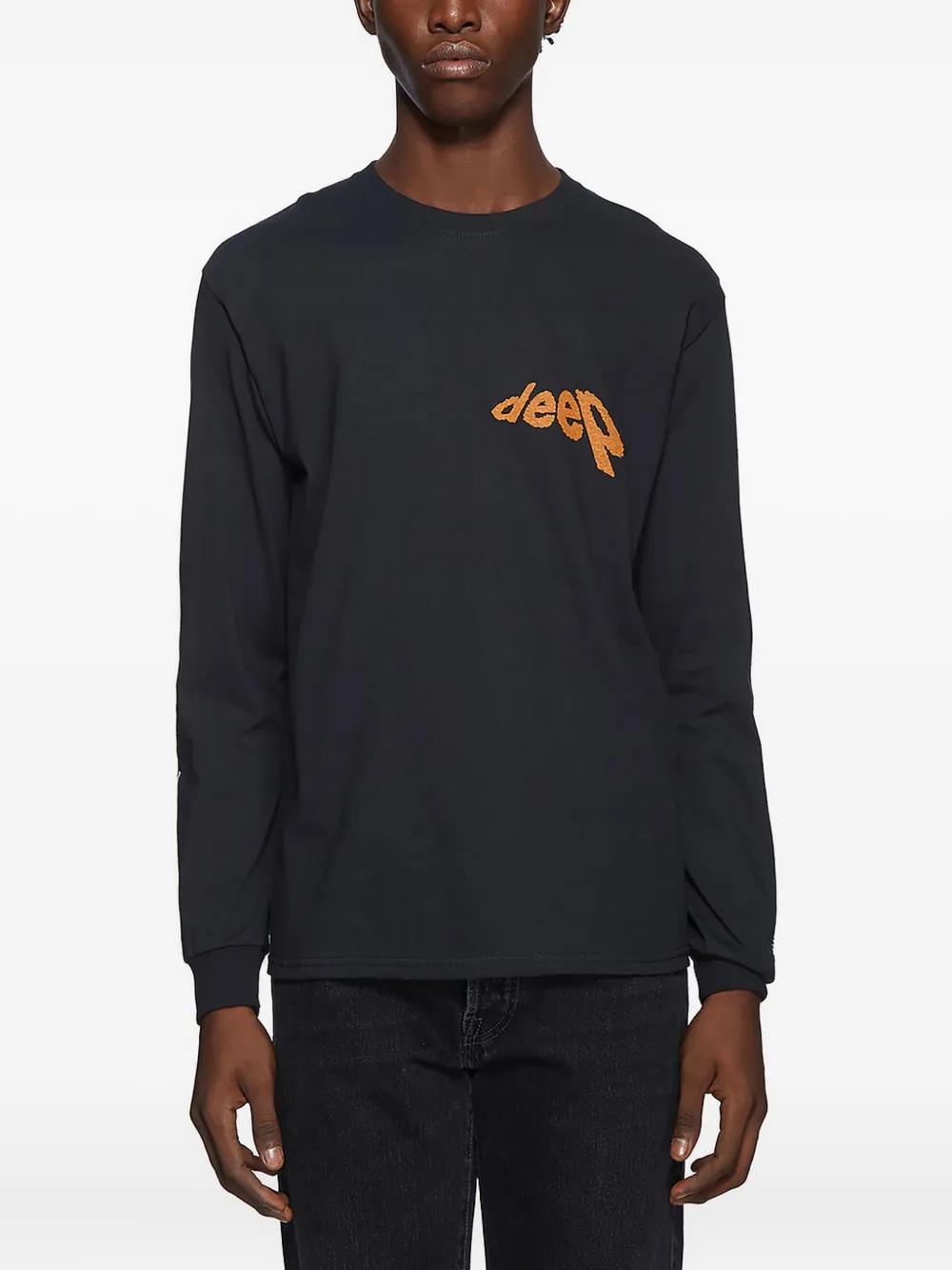 DARKOVELI Deep graphic long-sleeve T-shirt - ブラック DARKOVELI Deep graphic long-sleeve T-shirt - ブラック