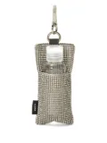 Kara 10.10 crystal-mesh keyring - Silver