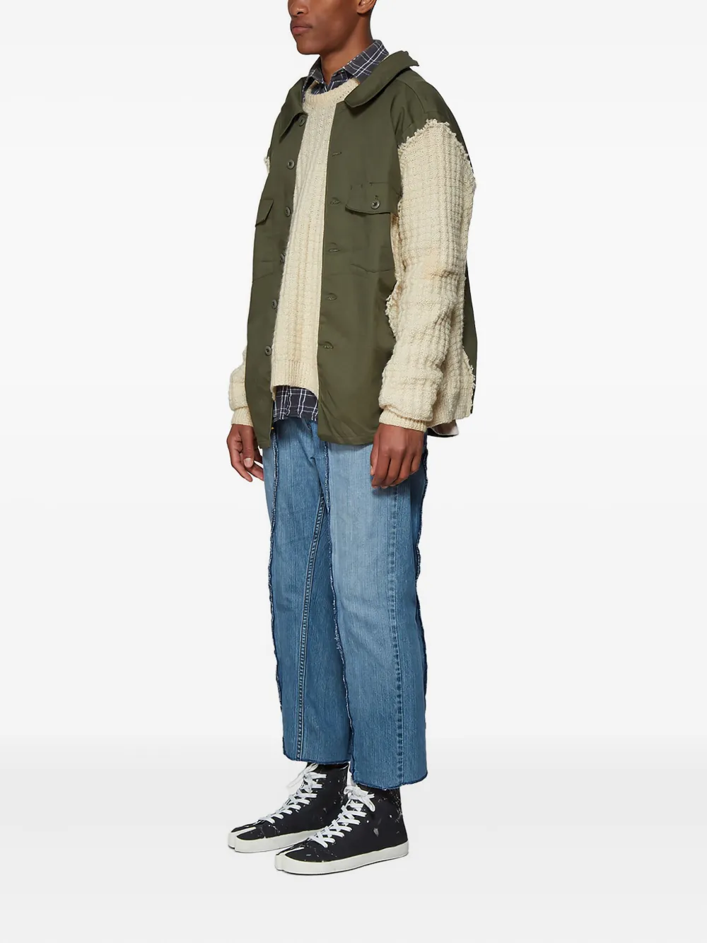 Bonum panelled knitted sweater | كنزات | Image 2