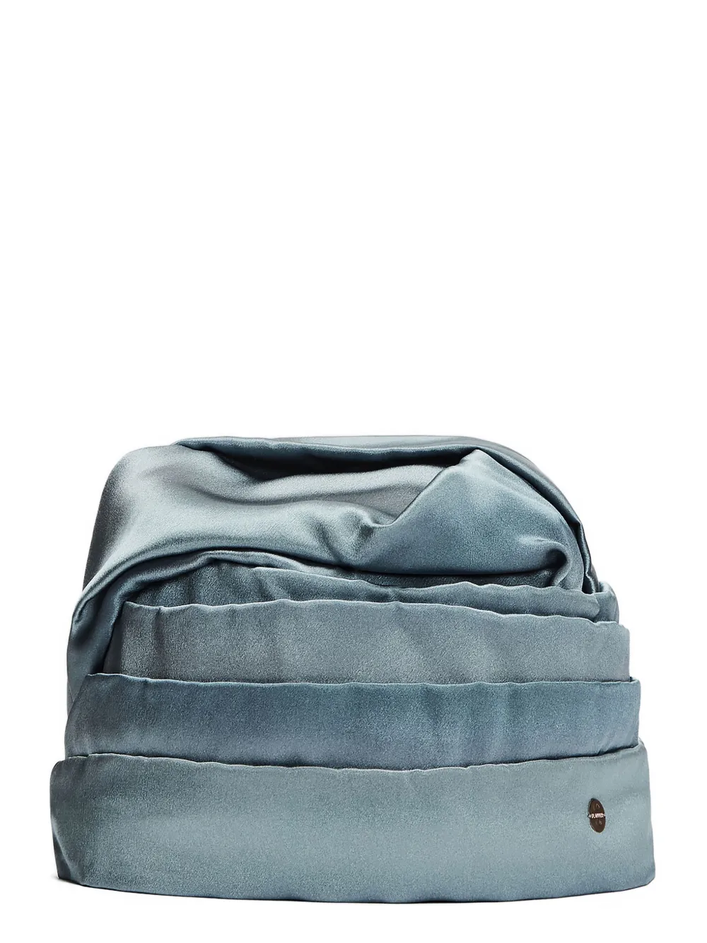 Flapper Zijden hoed met omslag Blauw