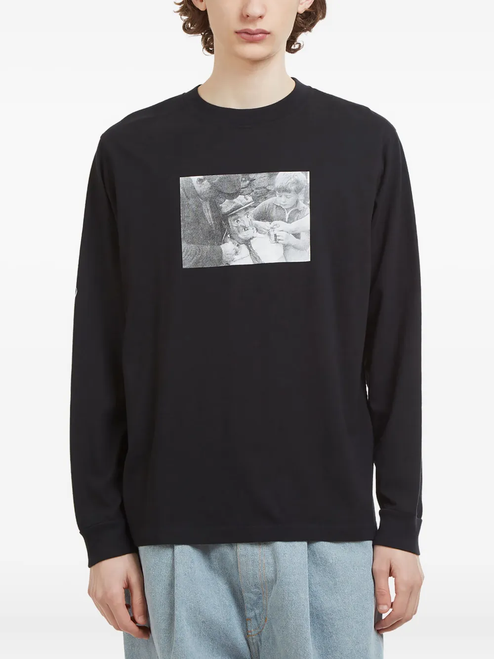 Heresy Folklore Research long-sleeve T-shirt | Black | Image 1
