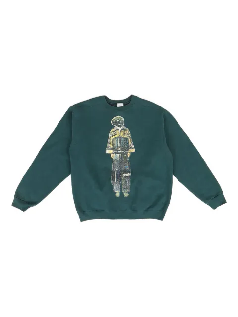 DRx FARMAxY FOR LN-CC graphic-print crew-neck sweatshirt