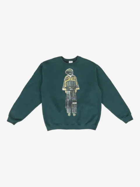 DRx FARMAxY FOR LN-CC graphic-print crew-neck sweatshirt