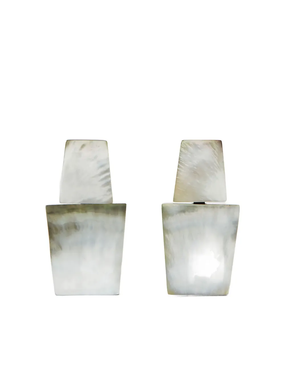 Monies geometric-shape earrings | Grey | Image 1