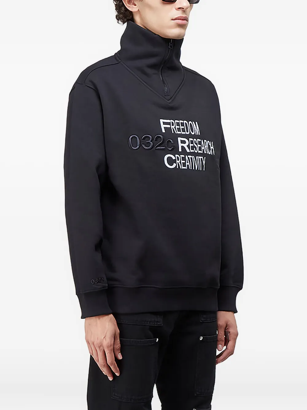 032c 10.10 Tunnel Sweatshirt In Black