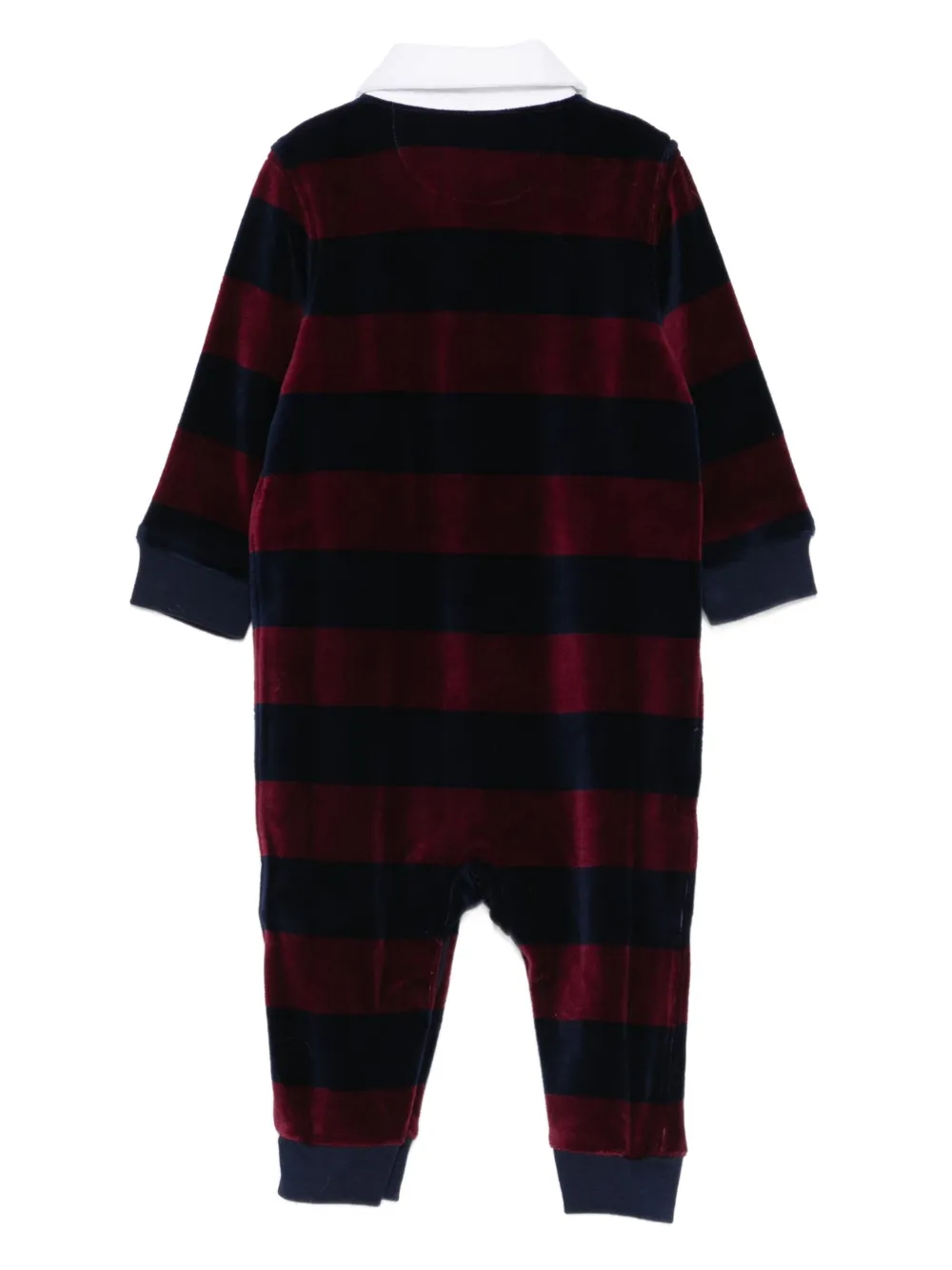 POLO RALPH LAUREN KIDS Gestreepte romper - Rood