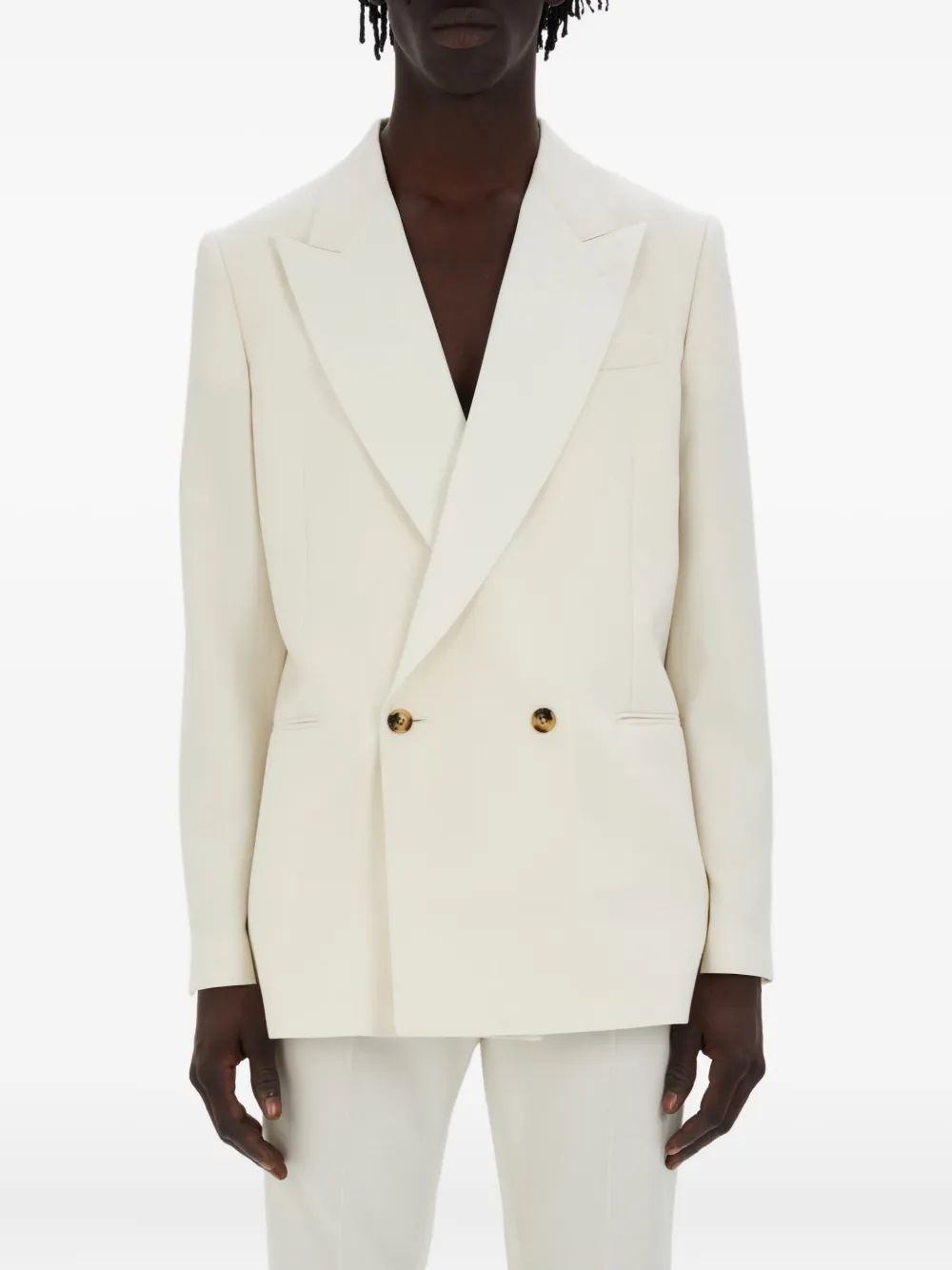 AMIRI MA double-breasted blazer | White | Image 1