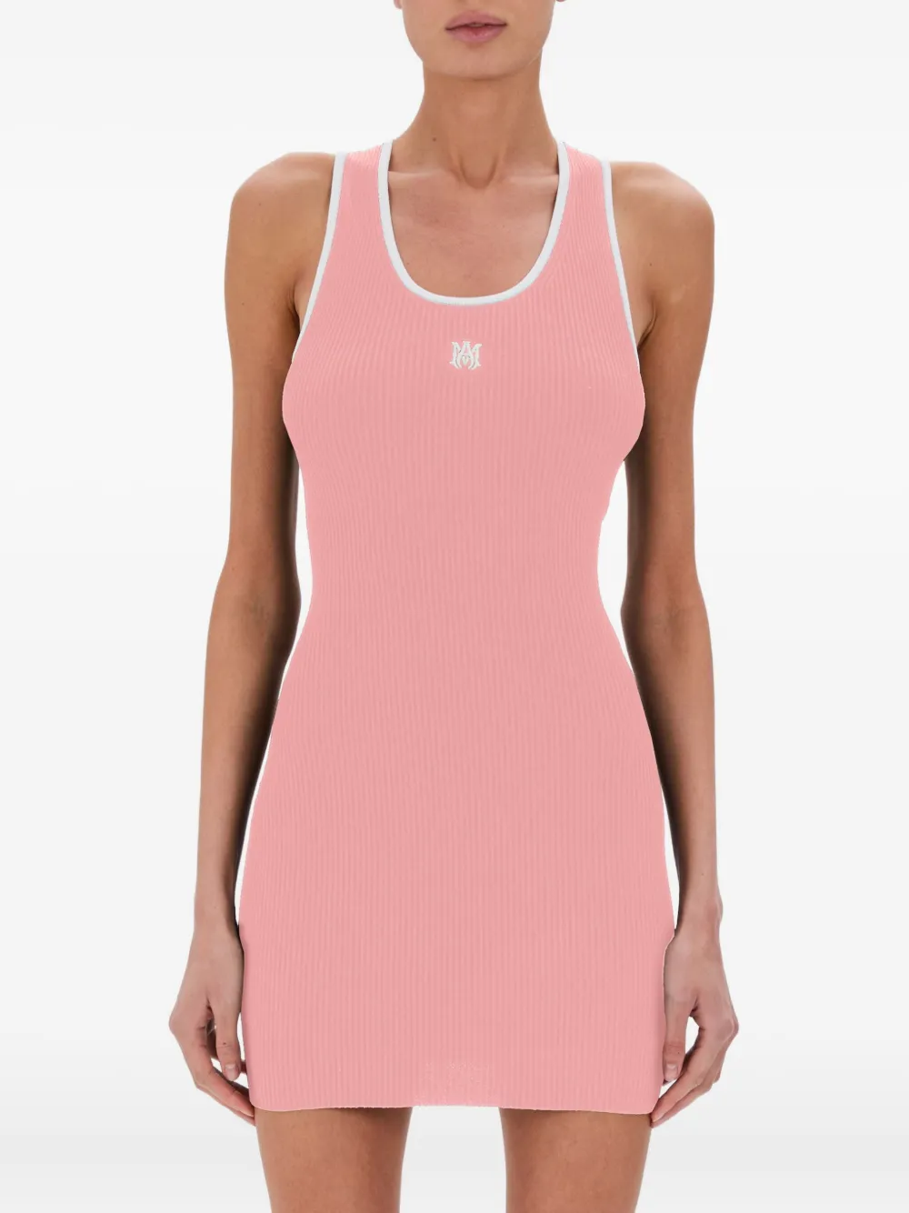 AMIRI MA ribbed mini dress | Pink | Image 1