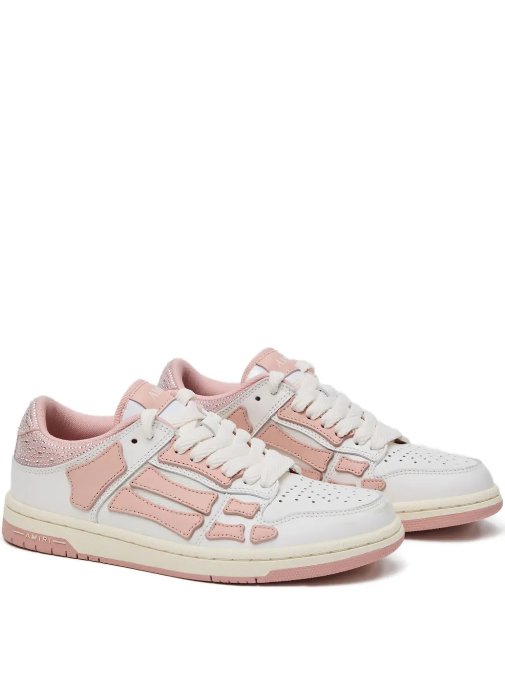 AMIRI skeleton-embellished trainers White