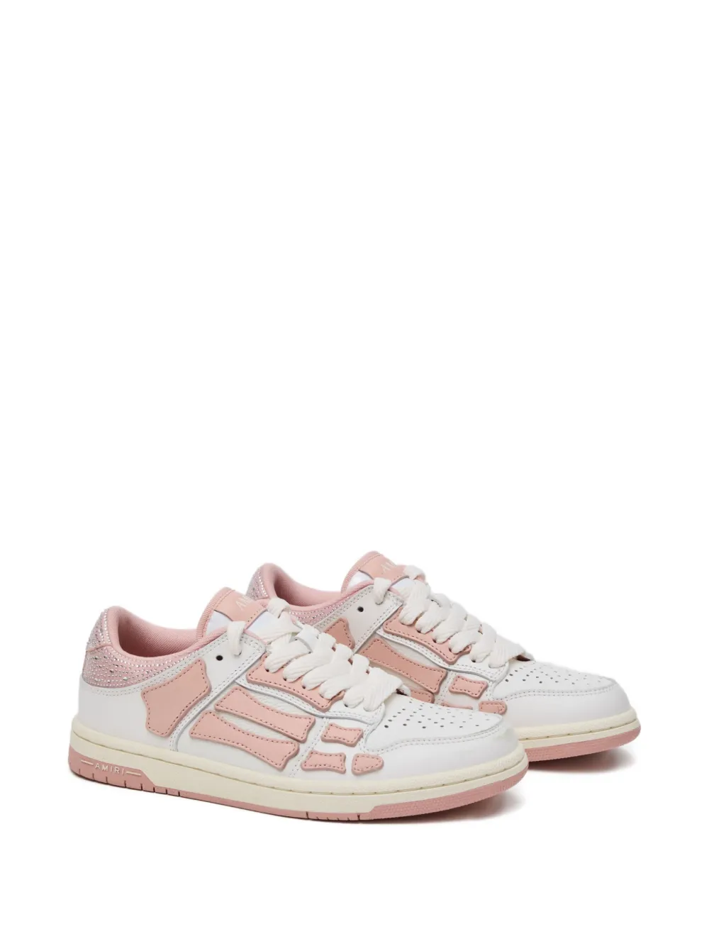 AMIRI skeleton-embellished trainers White